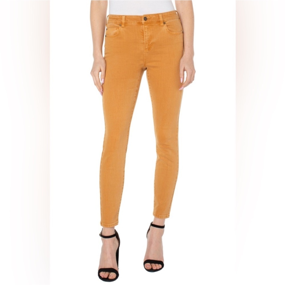 LIVERPOOL Women's Mustard Skinny Jeans NWT